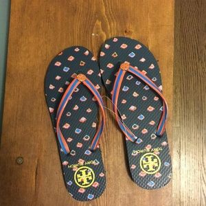 Tory Burch rubber flip flops